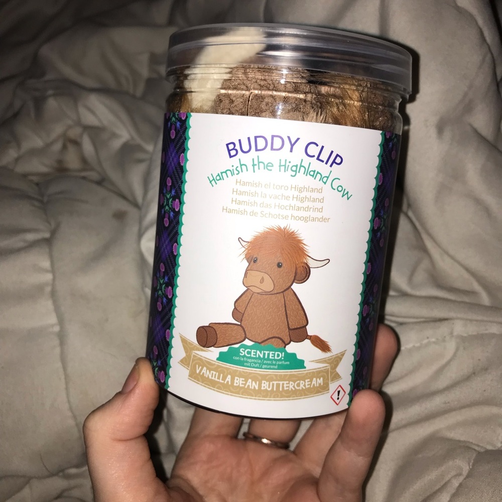 Highland Cow Scentsy Buddy Clip